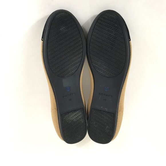 Rothy's The Flat in Camel Captoe Women's Size 12 Slip On Ballet Round Toe Summer - Picture 7 of 13